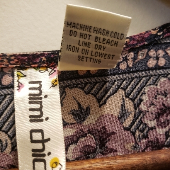 Mimi Chica Floral Print Boho Romper Size Medium - Picture 13 of 14